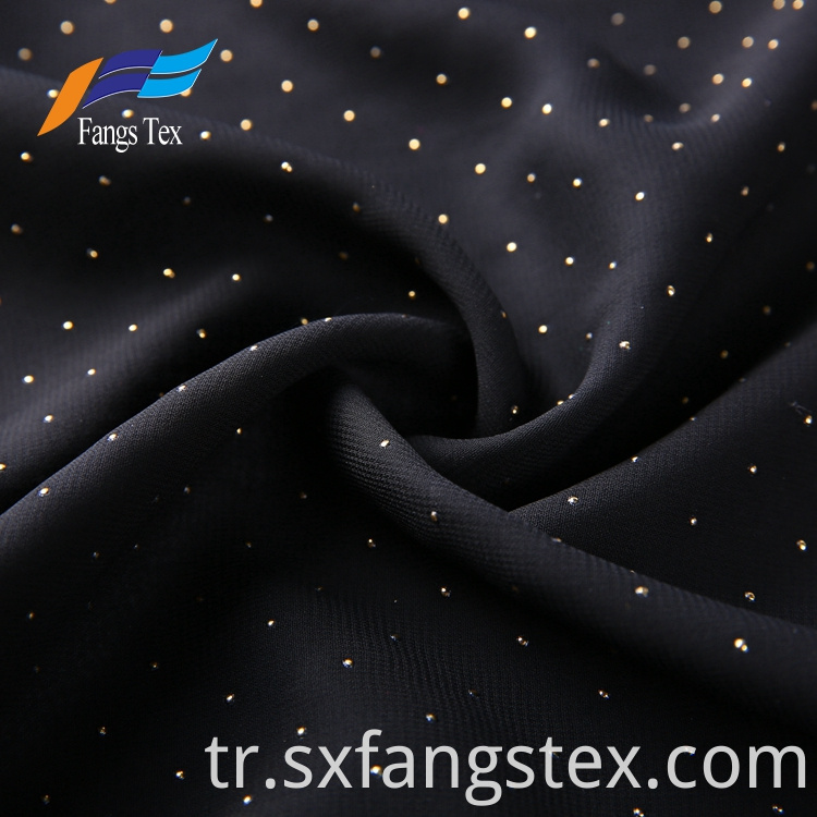 Islamic Muslim Polyester Dot Voile Chiffon Drop Fabric